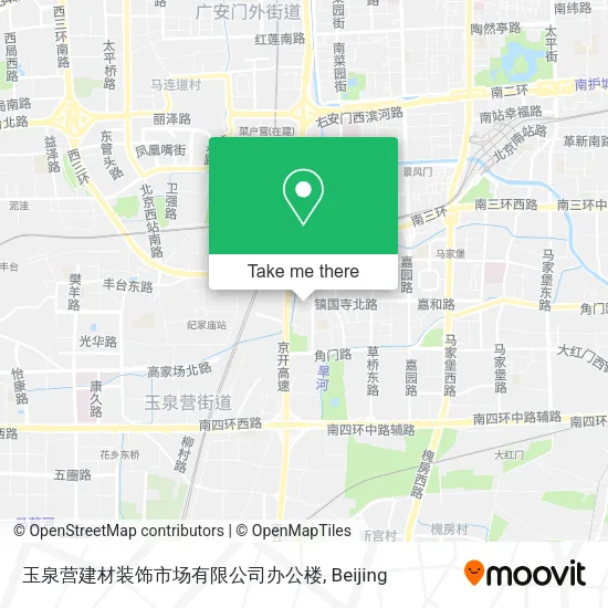 玉泉营建材装饰市场有限公司办公楼 map