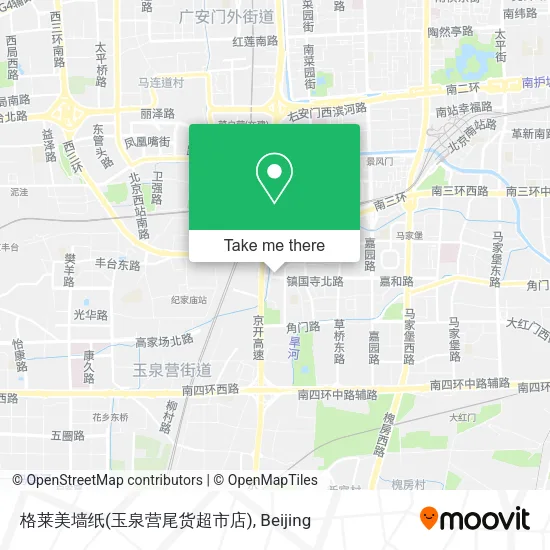格莱美墙纸(玉泉营尾货超市店) map