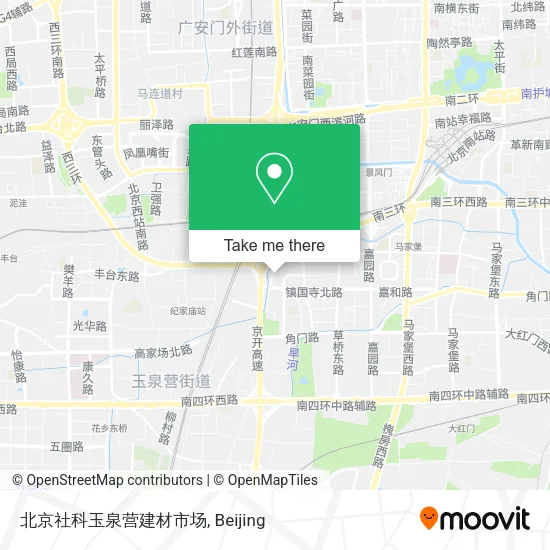 北京社科玉泉营建材市场 map