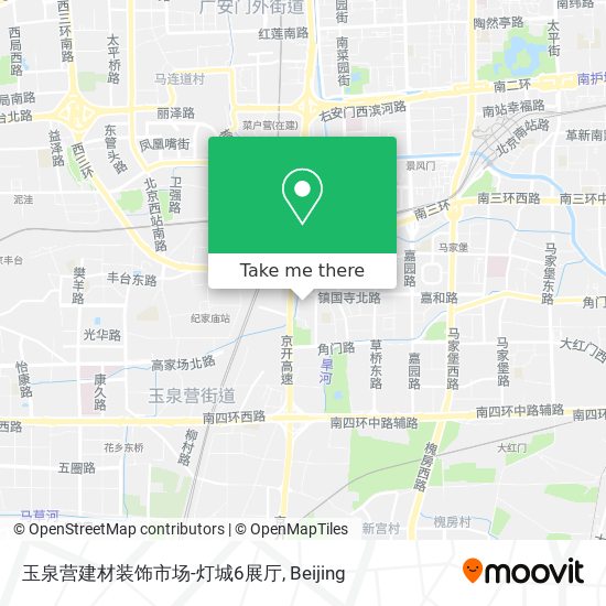 玉泉营建材装饰市场-灯城6展厅 map
