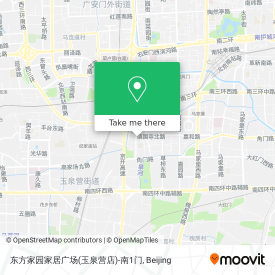 东方家园家居广场(玉泉营店)-南1门 map