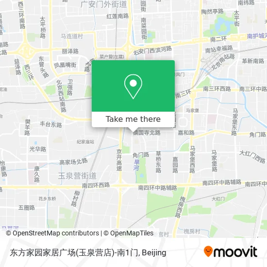 东方家园家居广场(玉泉营店)-南1门 map