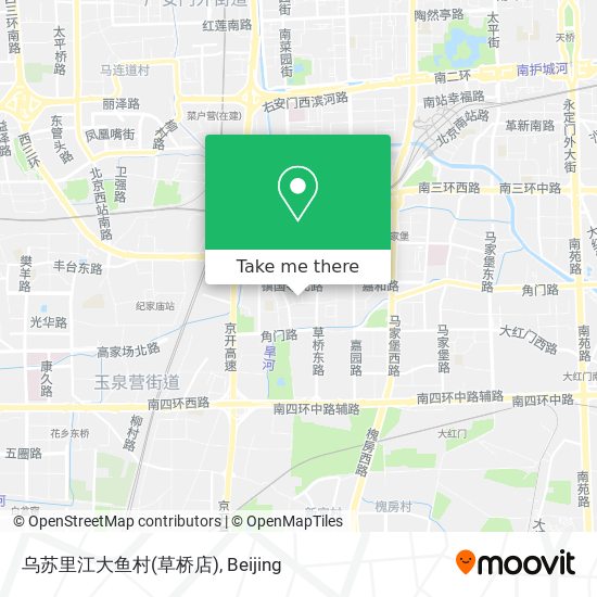 乌苏里江大鱼村(草桥店) map