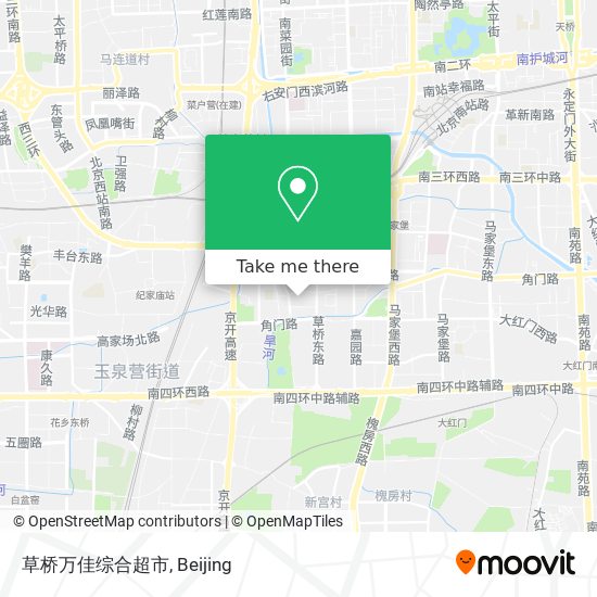 草桥万佳综合超市 map