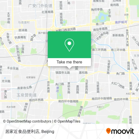居家近食品便利店 map