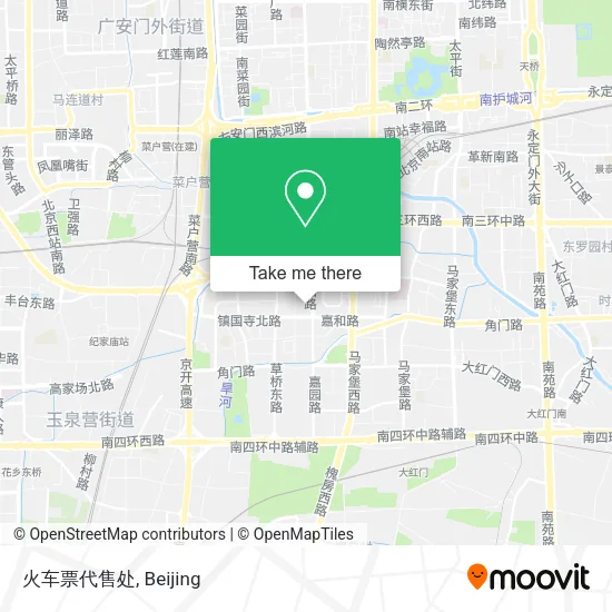 火车票代售处 map