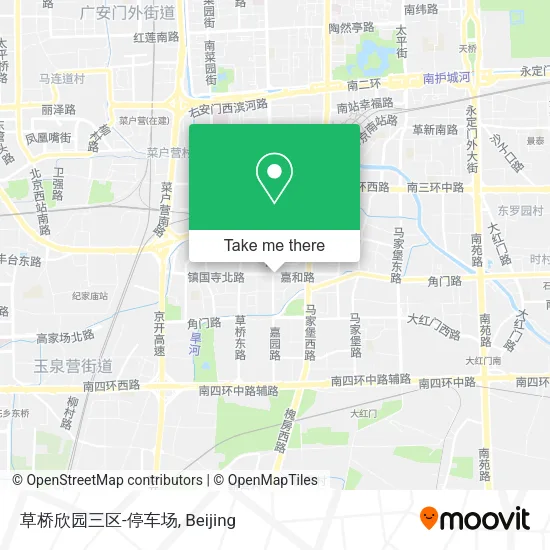 草桥欣园三区-停车场 map