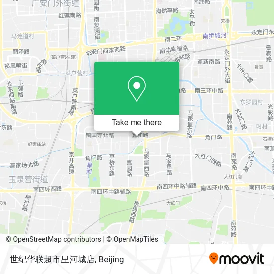 世纪华联超市星河城店 map