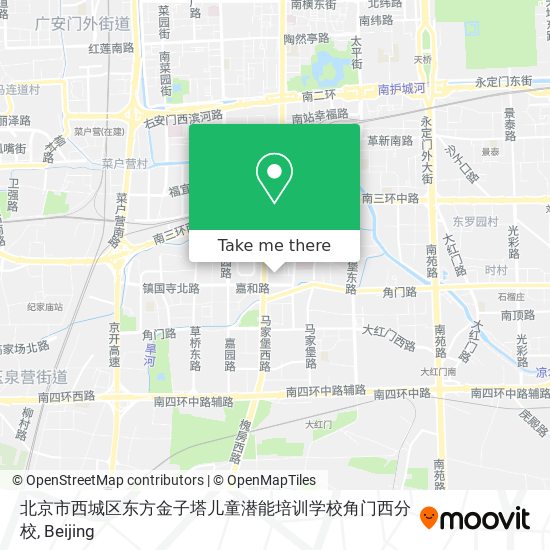 北京市西城区东方金子塔儿童潜能培训学校角门西分校 map
