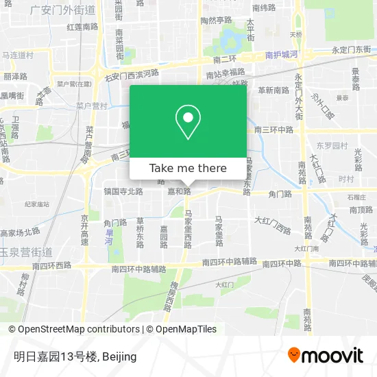 明日嘉园13号楼 map