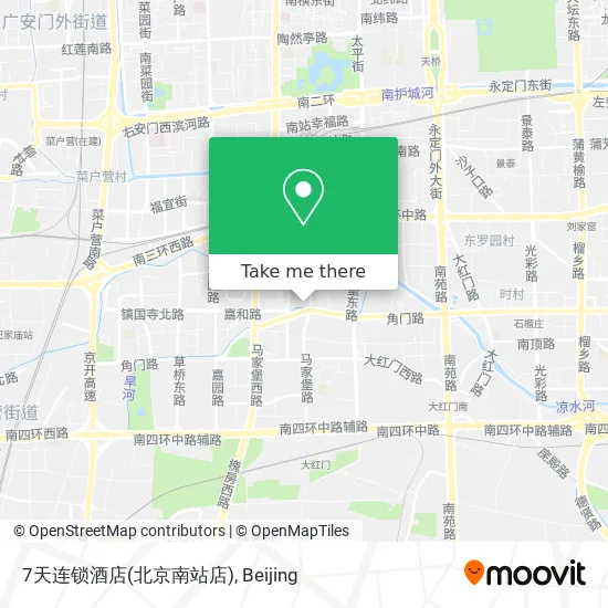 7天连锁酒店(北京南站店) map