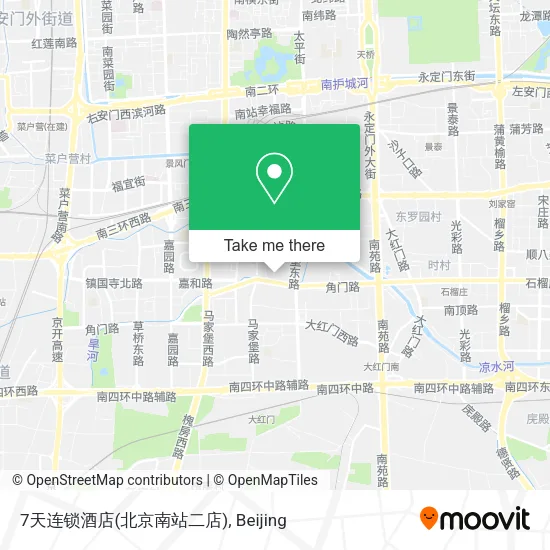7天连锁酒店(北京南站二店) map