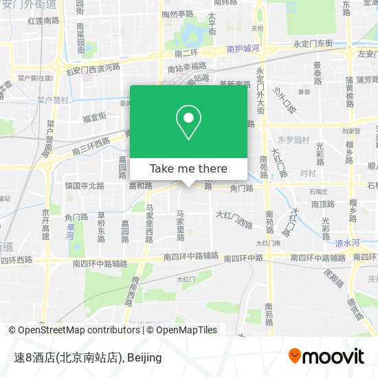 速8酒店(北京南站店) map