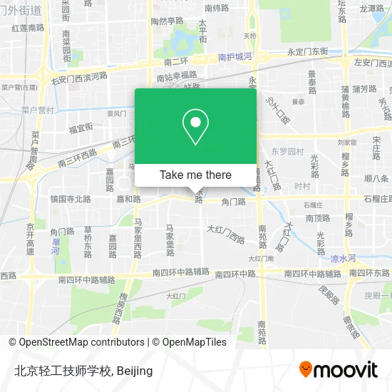 北京轻工技师学校 map