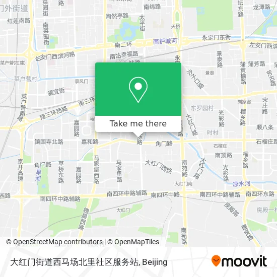 大红门街道西马场北里社区服务站 map