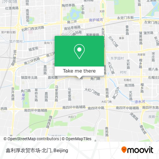 鑫利厚农贸市场-北门 map