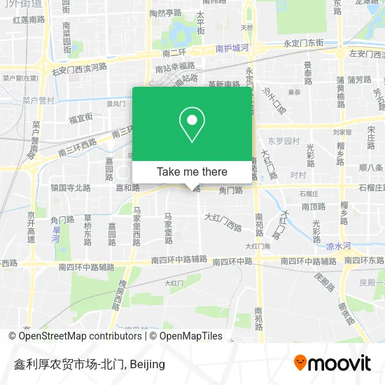 鑫利厚农贸市场-北门 map