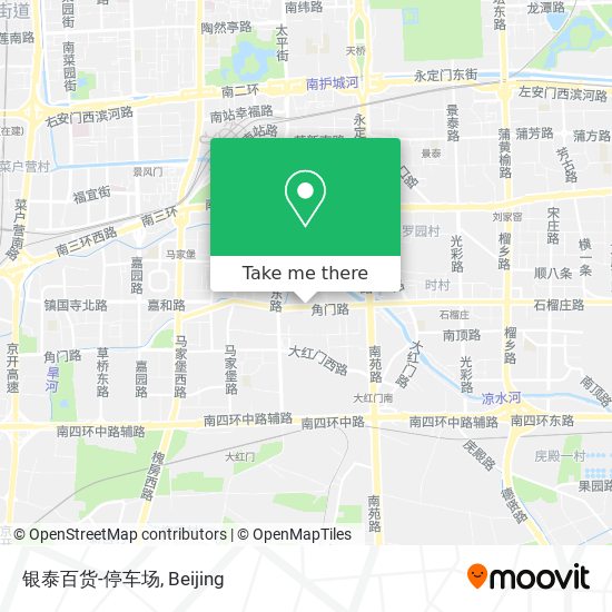 银泰百货-停车场 map
