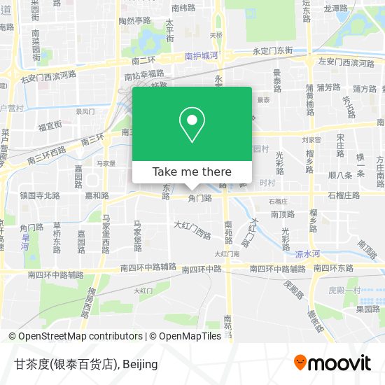 甘茶度(银泰百货店) map