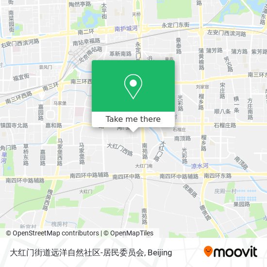 大红门街道远洋自然社区-居民委员会 map