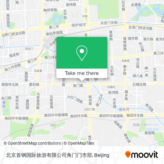北京首钢国际旅游有限公司角门门市部 map