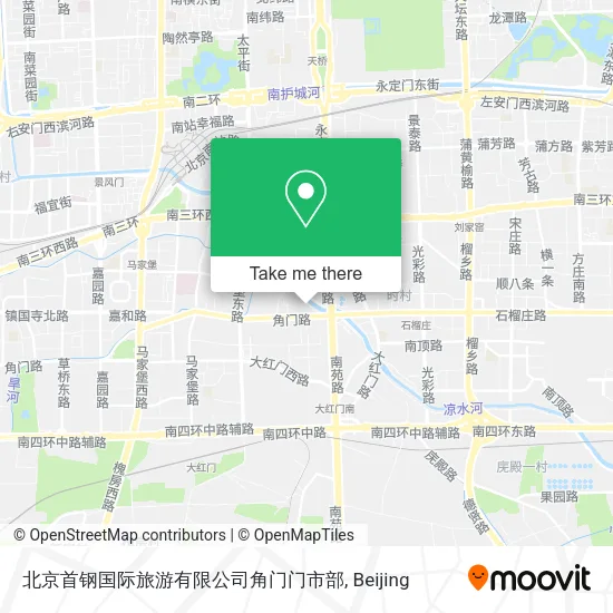 北京首钢国际旅游有限公司角门门市部 map