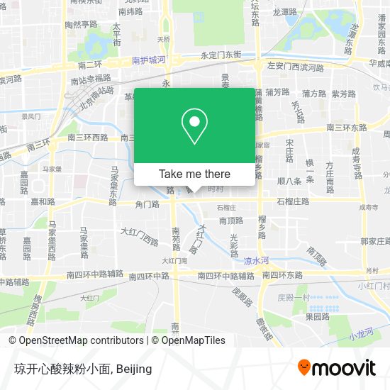 琼开心酸辣粉小面 map