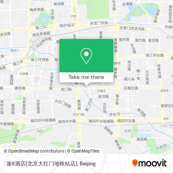速8酒店(北京大红门地铁站店) map