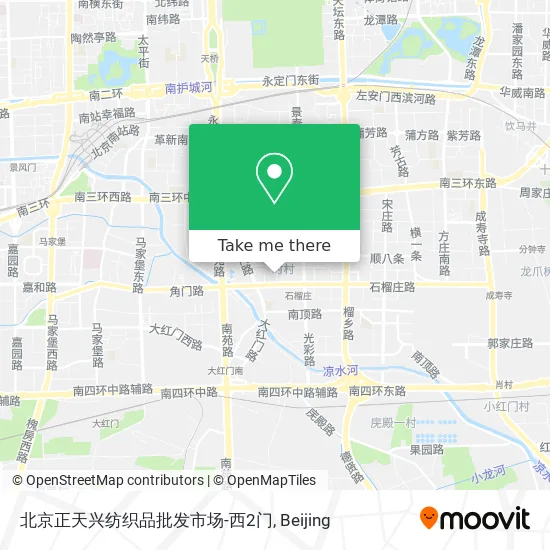 北京正天兴纺织品批发市场-西2门 map