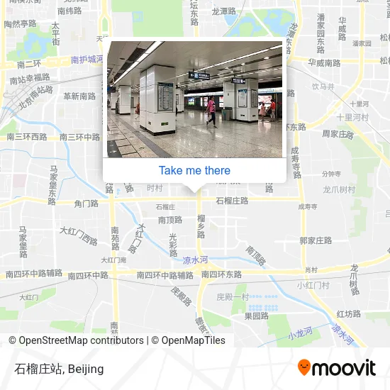 石榴庄站 map