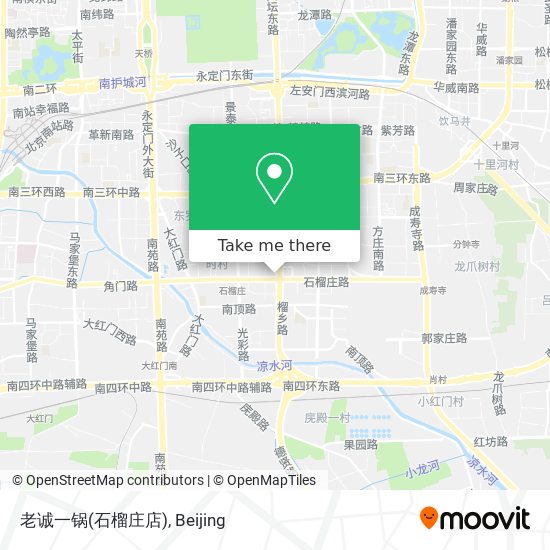 老诚一锅(石榴庄店) map