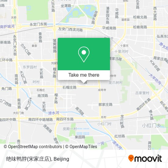 绝味鸭脖(宋家庄店) map