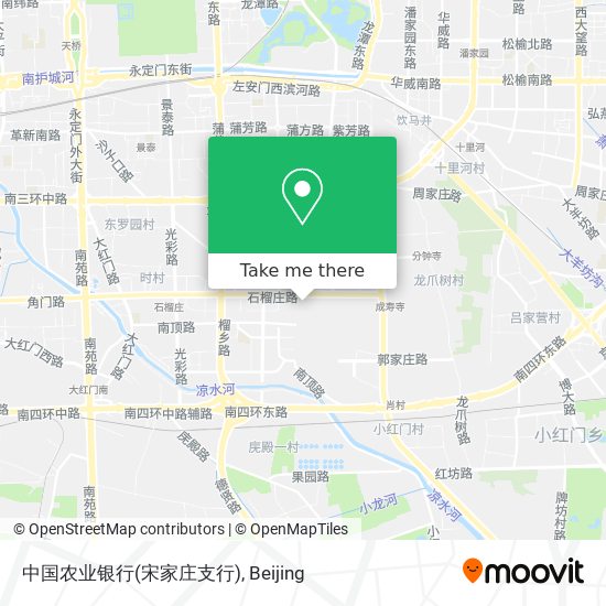 中国农业银行(宋家庄支行) map