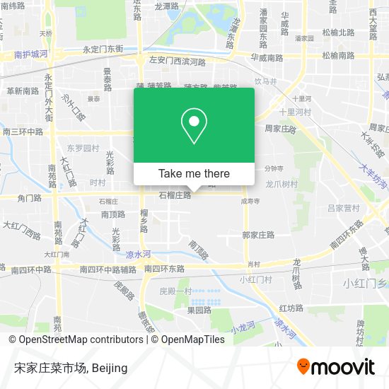 宋家庄菜市场 map