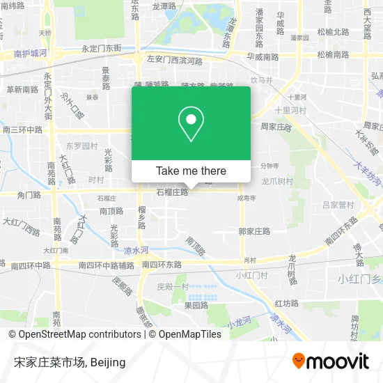 宋家庄菜市场 map