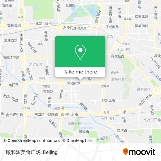 顺和源美食广场 map