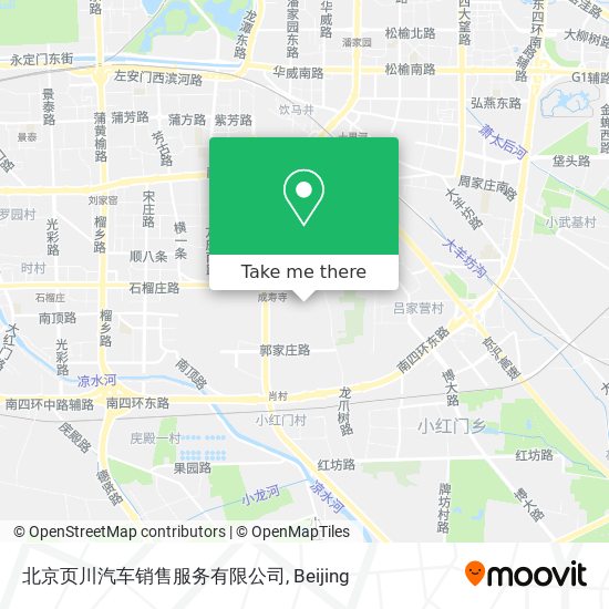 北京页川汽车销售服务有限公司 map