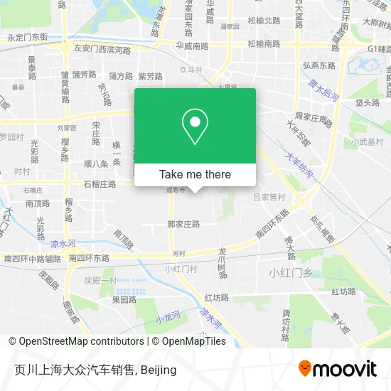 页川上海大众汽车销售 map