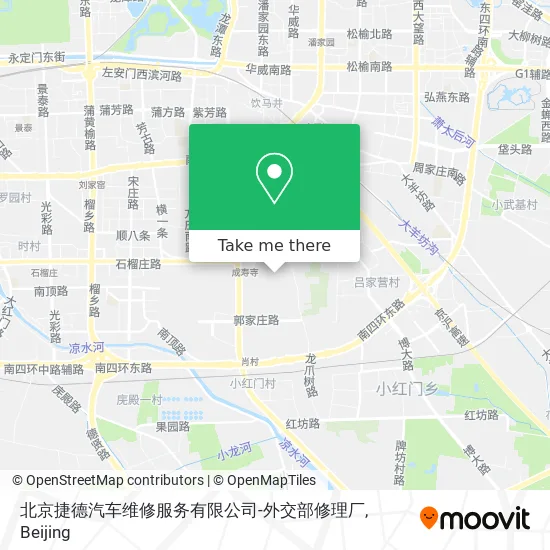 北京捷德汽车维修服务有限公司-外交部修理厂 map