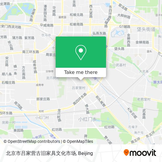 北京市吕家营古旧家具文化市场 map