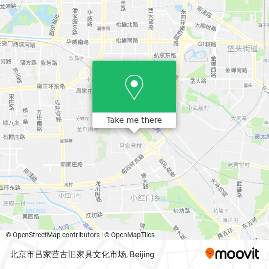 北京市吕家营古旧家具文化市场 map