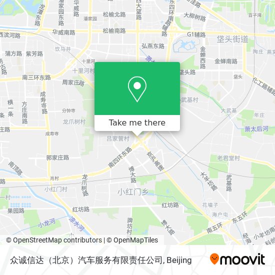众诚信达（北京）汽车服务有限责任公司 map