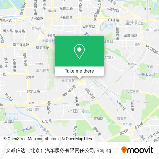 众诚信达（北京）汽车服务有限责任公司 map