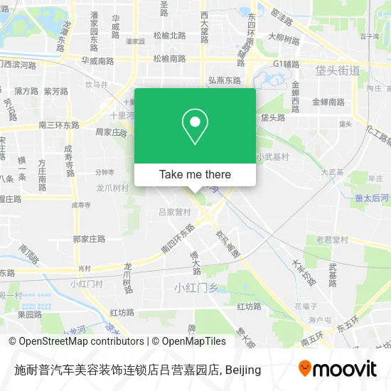 施耐普汽车美容装饰连锁店吕营嘉园店 map