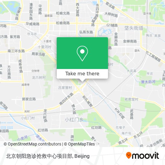 北京朝阳急诊抢救中心项目部 map