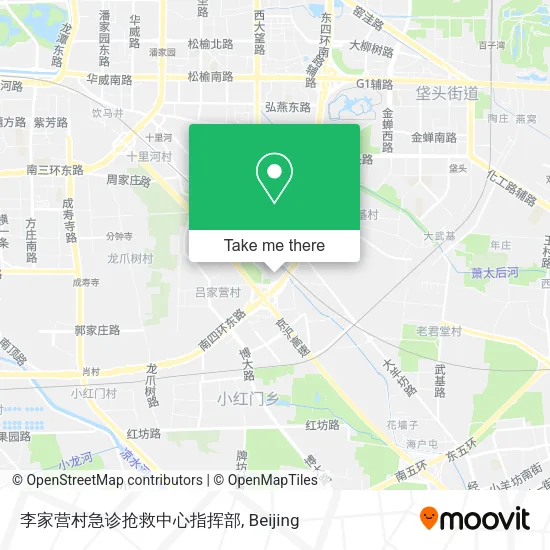 李家营村急诊抢救中心指挥部 map