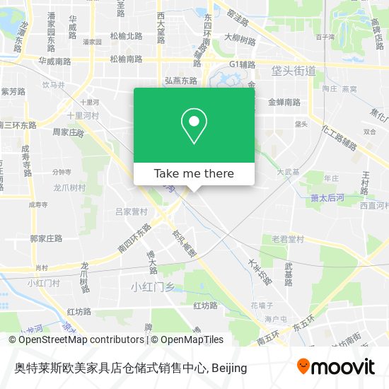 奥特莱斯欧美家具店仓储式销售中心 map