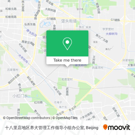 十八里店地区养犬管理工作领导小组办公室 map