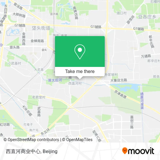 西直河商业中心 map
