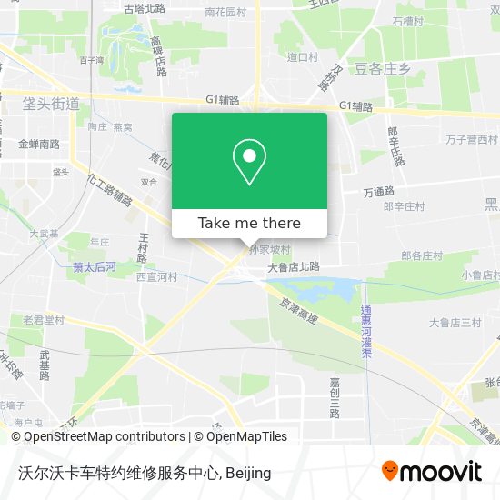 沃尔沃卡车特约维修服务中心 map
